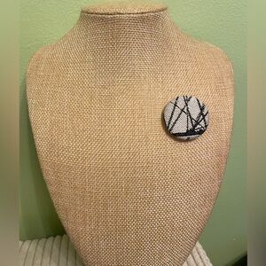 Valerie Bedard cloth brooch